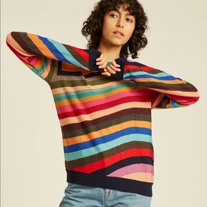 Paul Smith sweater EUC 60s vibe rainbow colors